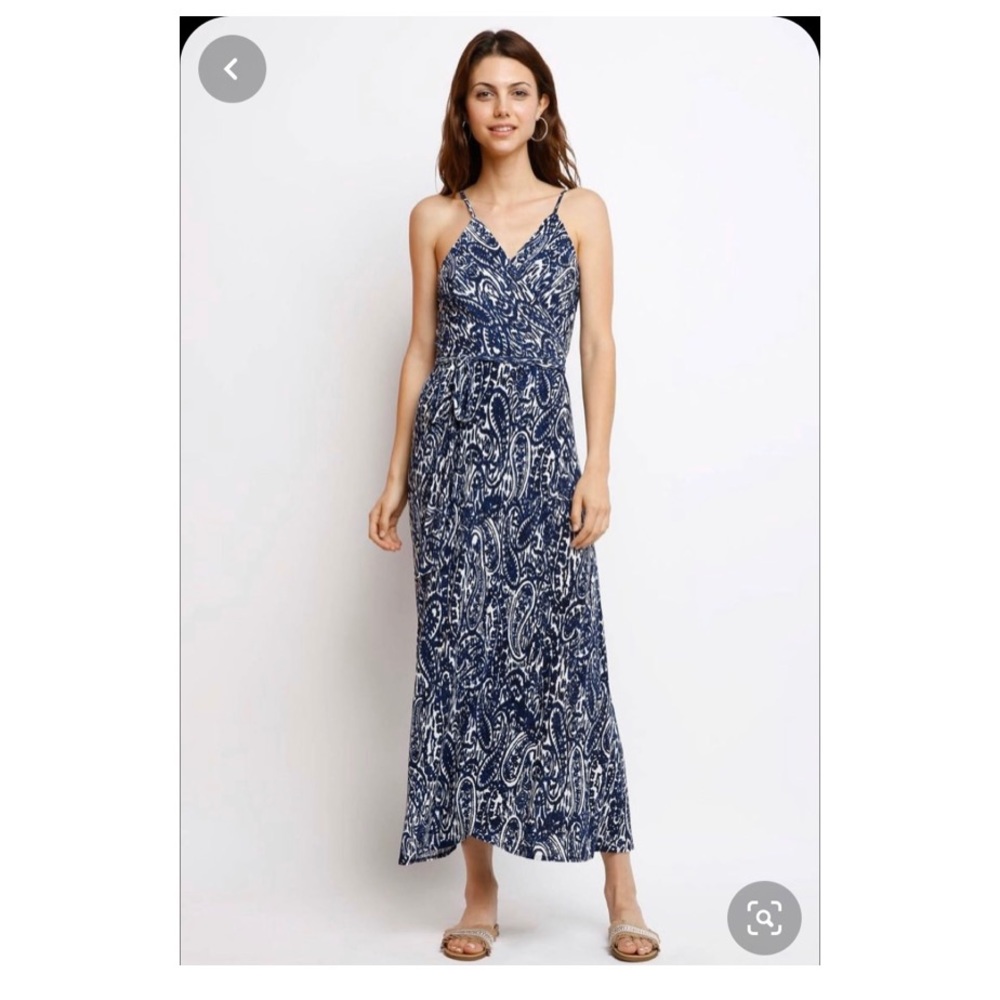Print Wrap Dress (Abbeline)